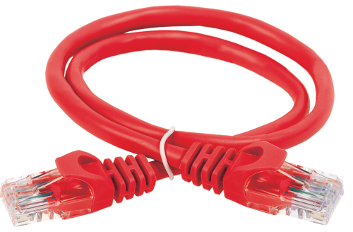 Коммутационный шнур (патч-корд), кат.5Е UTP, LSZH, 5м, красный