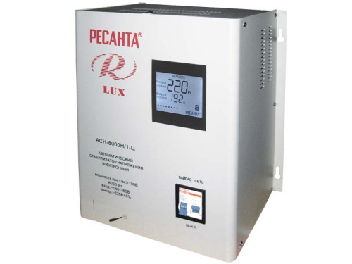 Стабилизатор АСН-8000 Н/1-Ц LUX Ресанта 