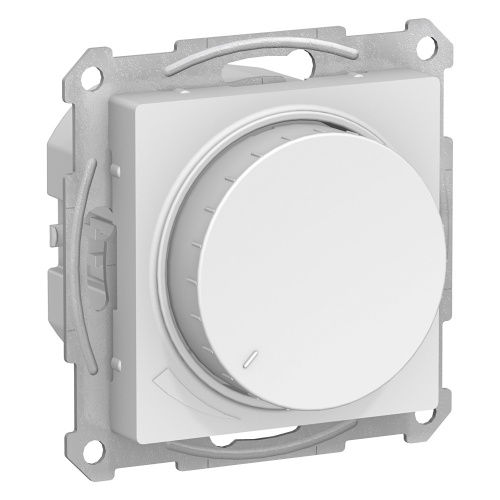 Светорегулятор (диммер) поворотно-нажимной, LED, RC, 400Вт, механизм, КАРБОН ATLASDESIGN