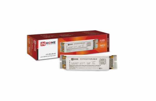 ЭПРА для люминесцентных ламп ETL-236-А2 2х36Вт Т8/G13 IN HOME