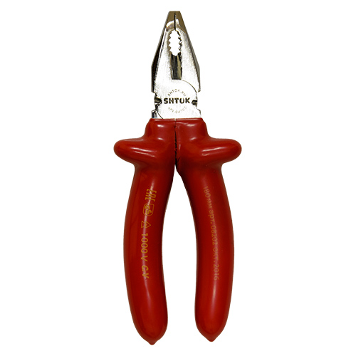 Пассатижи 180мм ШТОК. Красная серия 1000V