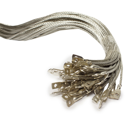 Проводник заземляющий П-350 S=6 мм (с двумя након.) ГОФРОМАТИК