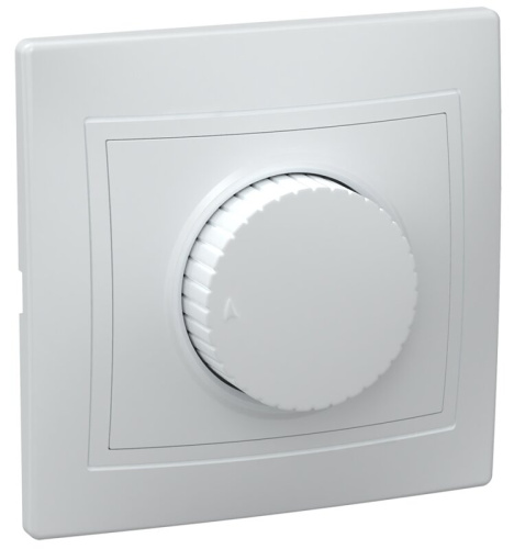 Светорегулятор поворотный 400Вт ВСР10-1-0-КБ белый KVARTA GENERICA