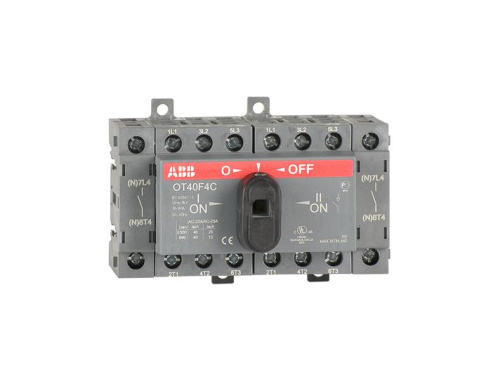 Рубильник реверсивный OT40 F4C 40А (23А AC23) ABB 1SCA104934R1001