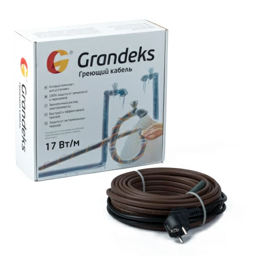 Комплект нагревательный кабельный 17 Grandeks 2-2м