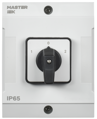 Переключатель кулачковый в боксе стандартная рукоятка 25А схема 53 IEK