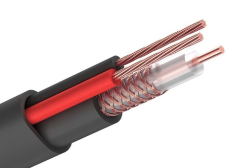 Кабель КВК-П-2 +2x0,75 мм² (Cu/CCA) (96) черный, 200 м, PROconnect