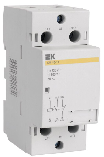 Контактор модульный КМ63-11 AC ИЭК
