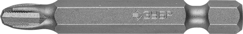 Биты ЗУБР "МАСТЕР" кованые, хромомолибденовая сталь, тип хвостовика E 1/4", PH2, 50мм