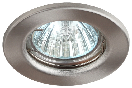 Светильник встраиваемый штампованный ЭРА ST1 SN под лампу MR16 GU5.3 сатин никель