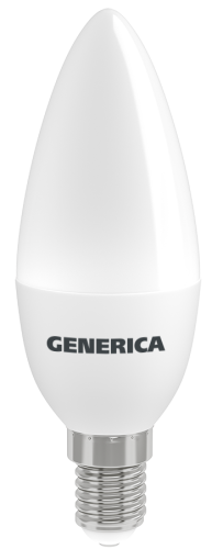 Лампа светодиодная C35 свеча 12Вт 230В 6500К E14 GENERICA