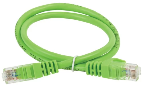 Коммутационный шнур (патч-корд), кат.5Е UTP, LSZH, 2м, зеленый ITK