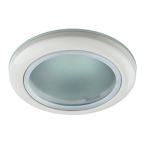 Светильник встраиваемый влагозащищенный ЭРА WR1 WH под лампу MR16 GU5.3 белый