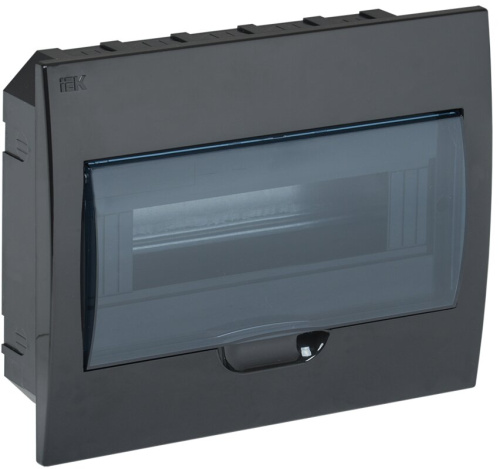 Корпус пластиковый ЩРВ-П-12 IP41 черный KREPTA 3 IEK
