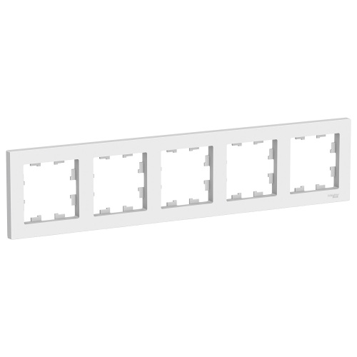 Рамка 5-постовая универсальная, БЕЛЫЙ