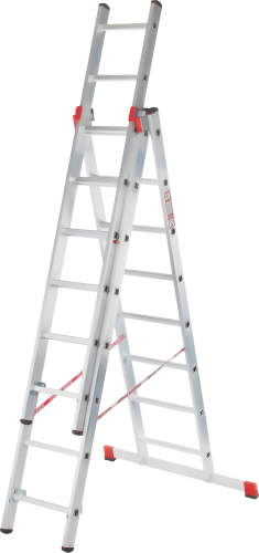 Лестница трехсекционная Новая высота 3х10 256х19х47см
