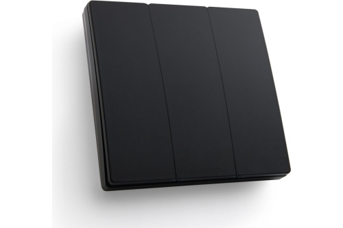 Выключатель дистанционного управления  трехклавишный, 7мВт, IP20, TM83, черный