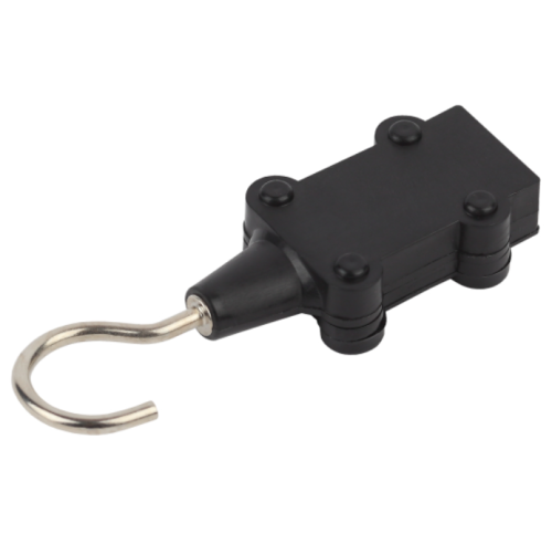 ERABL- ZK ЭРА Заглушка для Белт-лайт с крюком (на 2 жил.), черный (10/500/9000)