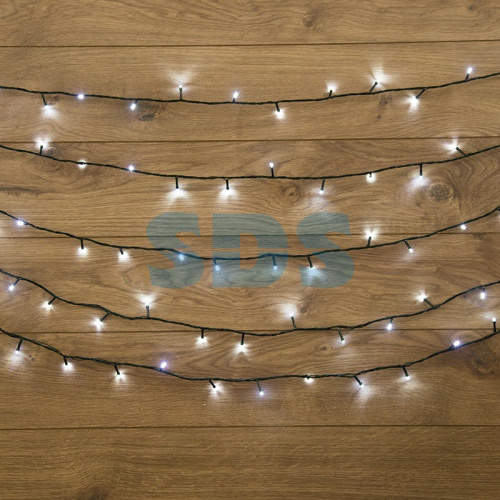 Гирлянда Твинкл Лайт 4 м, темно-зеленый ПВХ, 25 LED, цвет белый