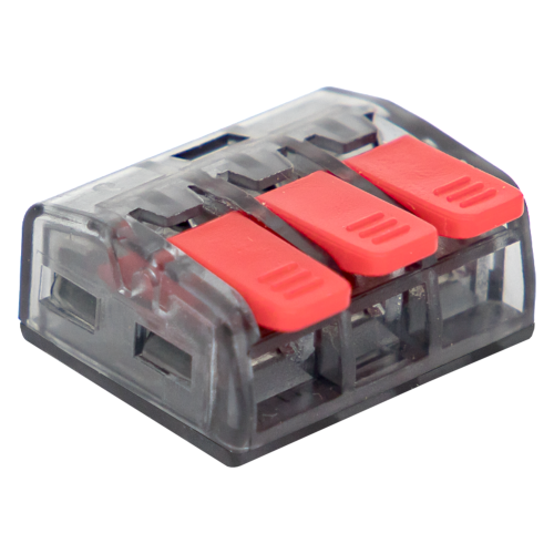 Клемма СМК 221-413 3 отверстия 0,2-4,0 мм2 (100шт.) EKF PROxima