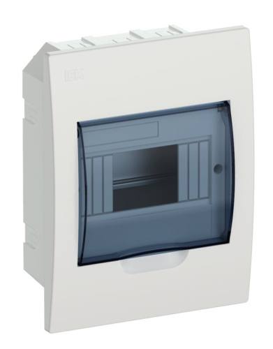 Корпус пластиковый ЩРВ-П-6 IP41 белый KREPTA 3 IEK