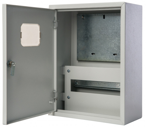 Корпус метал. 400х300х160 1-фазн. 12 мод. IP31 ЩРУН-1/12 DEKraft