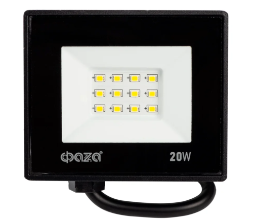 Прожектор светодиодный СДО СДО-20  20w 6500K BL IP65 230V ФАZА (ФАЗА, FAZA)