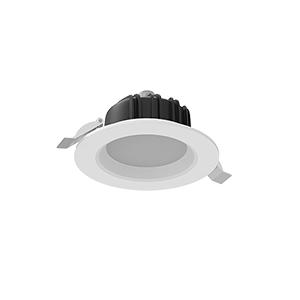 Светильник светодиодный "ВАРТОН" Downlight круглый встраиваемый 120х65 мм 11W 4000K IP54 RAL9010 бел