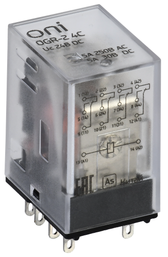 Реле общего назначения OGR-2 4C 24В DC ONI