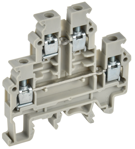 Клемма винтовая CTS-ML 2 ур. 4мм2 серая ARMAFIX IEK
