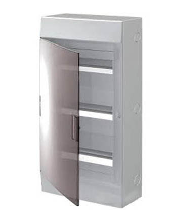 Бокс настенный 36м прозрачная дверь (с клемм) ABB Mistral41