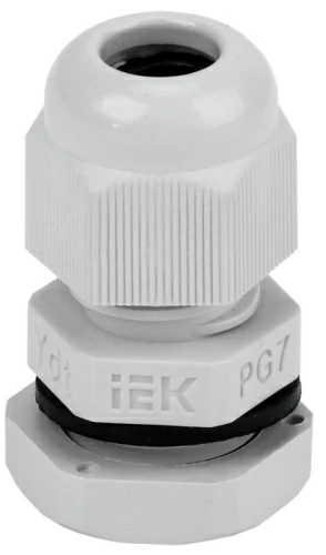 Сальник PG7 диаметр проводника 5-6мм IP54 ИЭК