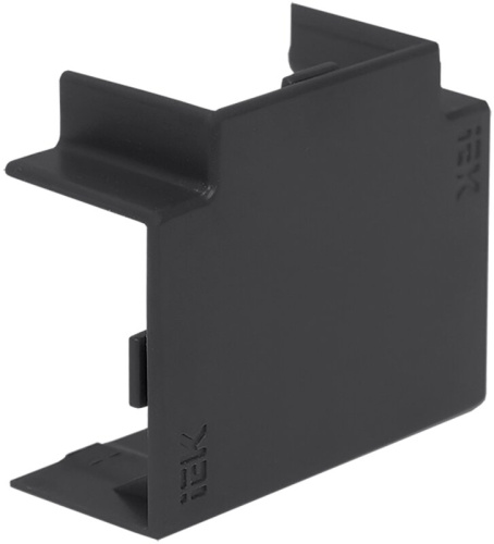 Угол Т-образный КМТ 15х10 черный (4шт/компл) ELECOR IEK