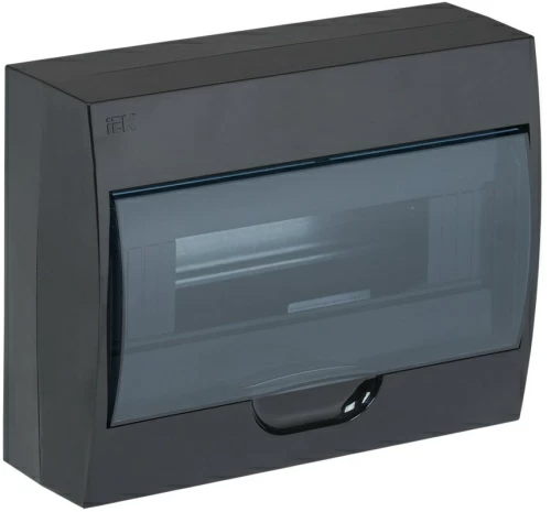 Корпус пластиковый ЩРН-П-12 IP41 черный KREPTA 3 IEK