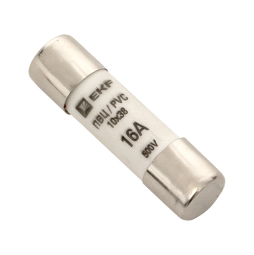 Плавкая вставка цилиндрическая ПВЦ (10x38) 16А EKF