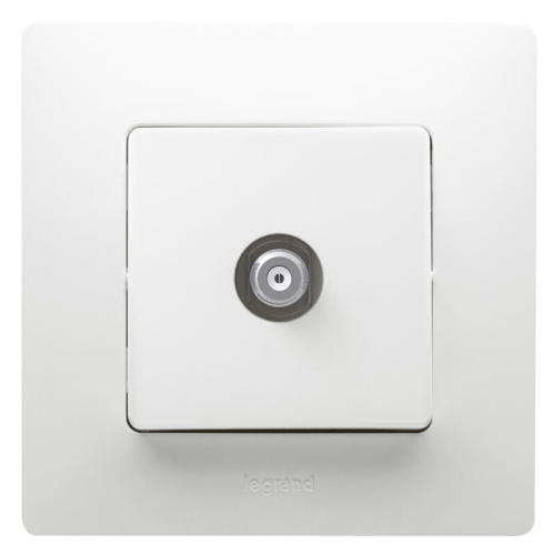 Розетка TV тип звезда белый ETIKA