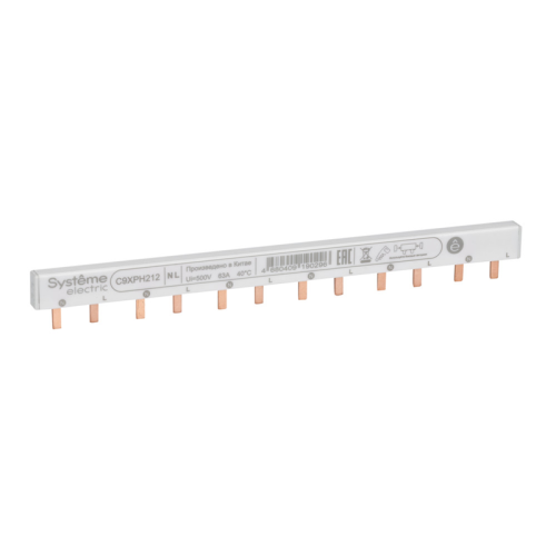 Systeme | C9XPH212 | Шинка Греб. 2P (L1L2) 18мм 12мод 63А