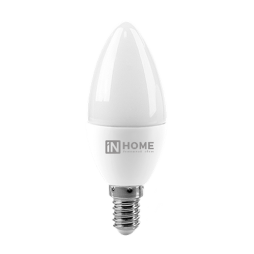 Лампа светодиодная LED-СВЕЧА-VC 6Вт 230В Е14 4000К 570Лм IN HOME