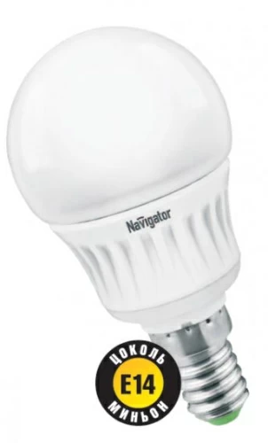 Лампа Navigator NLL-G45-5-230-4K-E14