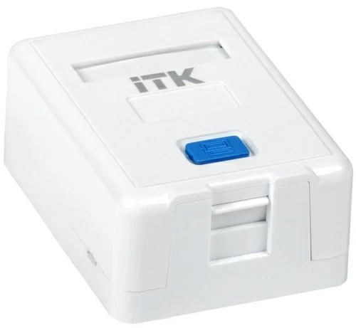 Корпус настенной розетки для 1 мод. Keystone Jack ITK