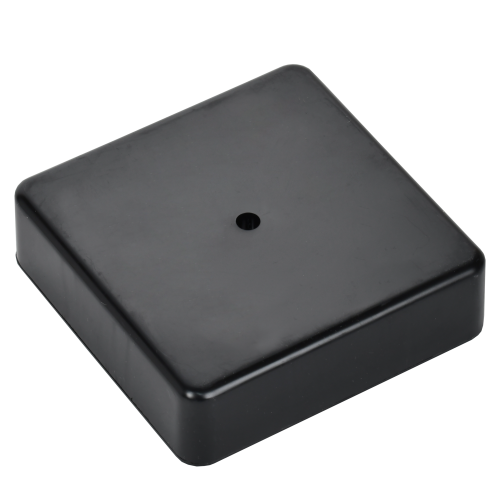 Коробка распаячная КМ для открытой проводки безгалогенная (HF) 100х100х29мм черная (RAL 9005) IEK