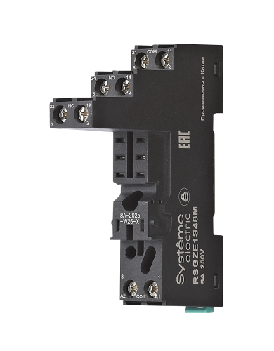 Розетка для реле 2СО скоба separate Systeme | SGZE1S48M | 