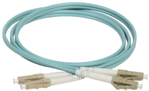 Оптический коммутационный соед шнур (патч-корд), MM, 50/125 (OM3), LC/UPC-LC/UPC, (Duplex), 3м ITK