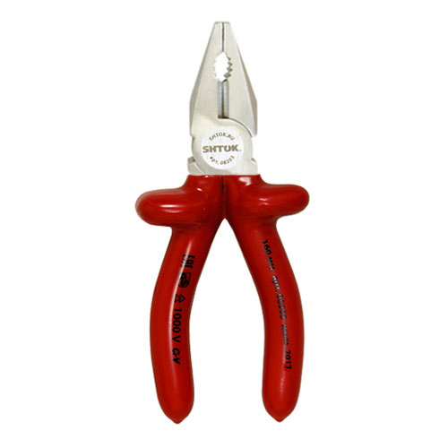 Пассатижи 160мм ШТОК. Красная серия 1000V