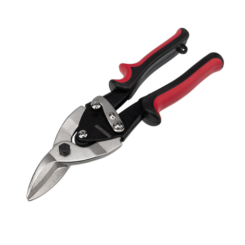 Ножницы по металлу левые 260мм никелированные, двухкомпонентные рукоятки REXANT 