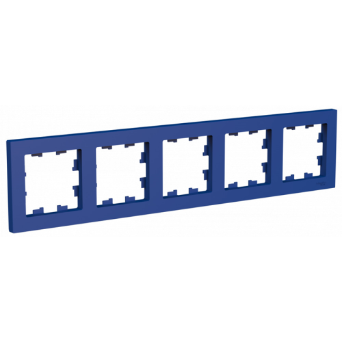 Рамка 5-постовая, универсальная, АКВАМАРИН, ATLASDESIGN