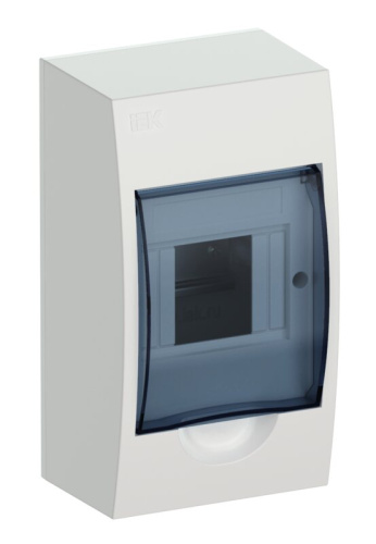 Корпус пластиковый ЩРН-П-4 IP41 белый KREPTA 3 IEK