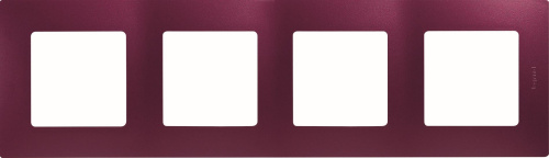 Рамка 4-местная сливовый ETIKA