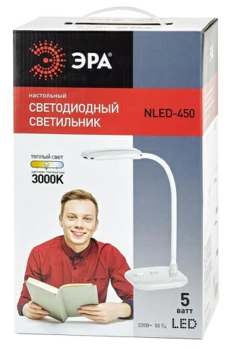 Светильник NLED-450-5W-W  белый, настольный