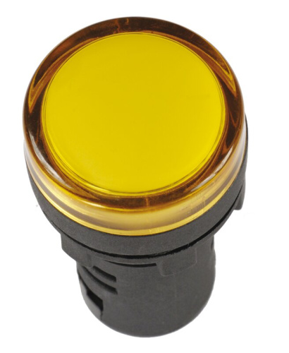 Лампа AD16DS(LED)матрица d16мм желтый 230В AC/DC IEK